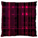 Pink Black Punk Plaid Standard Flano Cushion Case (Two Sides)