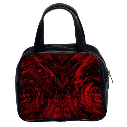 Black Magic Gothic Swirl Classic Handbag (Two Sides) from ArtsNow.com Front