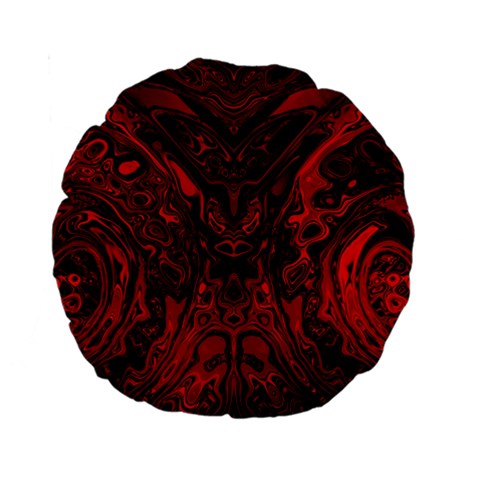 Black Magic Gothic Swirl Standard 15  Premium Round Cushions from ArtsNow.com Front