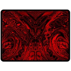 Black Magic Gothic Swirl Double Sided Fleece Blanket (Large)  from ArtsNow.com 80 x60  Blanket Front