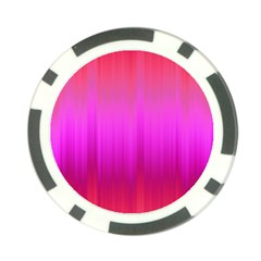 Fuchsia Ombre Color  Poker Chip Card Guard from ArtsNow.com Front