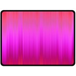Fuchsia Ombre Color  Double Sided Fleece Blanket (Large) 
