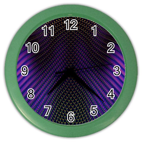 Alien Skin Glow Color Wall Clock from ArtsNow.com Front
