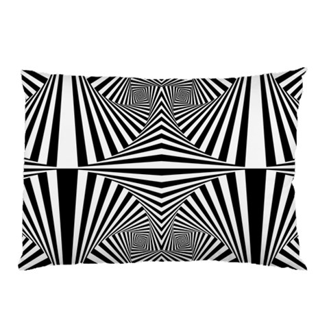 Black and White Stripes Pillow Case (Two Sides) from ArtsNow.com Front