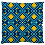 Geometric Abstract Diamond Large Cushion Case (Two Sides)