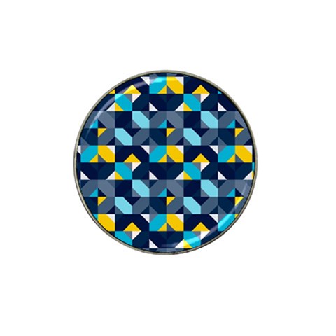 Geometric Hypnotic Shapes Hat Clip Ball Marker (4 pack) from ArtsNow.com Front
