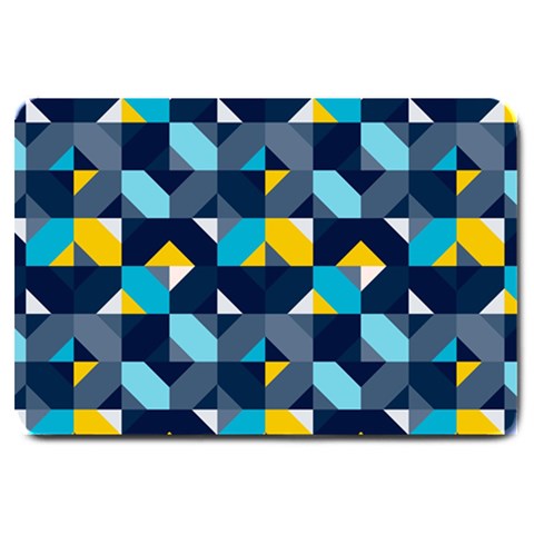 Geometric Hypnotic Shapes Large Doormat  from ArtsNow.com 30 x20  Door Mat