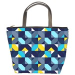 Geometric Hypnotic Shapes Bucket Bag