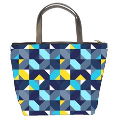 Geometric Hypnotic Shapes Bucket Bag from ArtsNow.com Back