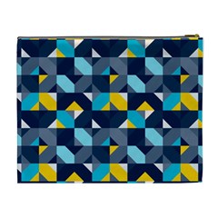 Geometric Hypnotic Shapes Cosmetic Bag (XL) from ArtsNow.com Back