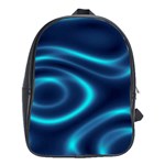 Blue Wavy School Bag (XL)