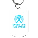 Child Abuse Prevention Support  Dog Tag (Two Sides)