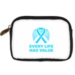 Child Abuse Prevention Support  Digital Camera Leather Case