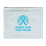 Child Abuse Prevention Support  Cosmetic Bag (XL)