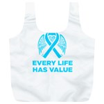 Child Abuse Prevention Support  Full Print Recycle Bag (XL)