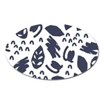 Orchard Leaves Oval Magnet