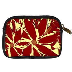 Flowery Fire Digital Camera Leather Case from ArtsNow.com Back