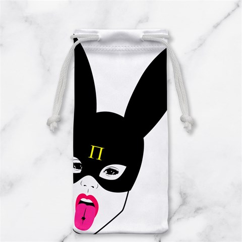 Bunny Girl Mask Jewelry Bag from ArtsNow.com Front