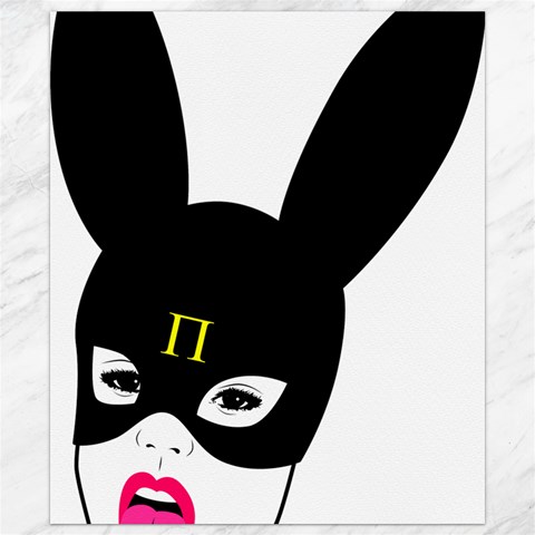 Bunny Girl Mask Canvas 8  x 10  from ArtsNow.com 8.15 x9.66  Canvas - 1