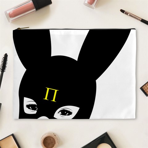 Bunny Girl Mask Cosmetic Bag (XL) from ArtsNow.com Front