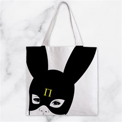 Bunny Girl Mask Zipper Grocery Tote Bag from ArtsNow.com Back