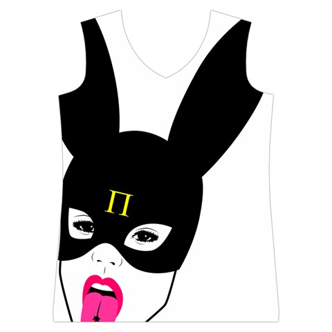 Bunny Girl Mask Women s Basketball Tank Top from ArtsNow.com Front