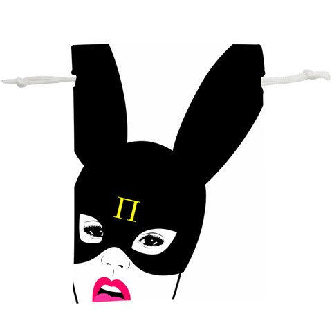 Bunny Girl Mask  Lightweight Drawstring Pouch (XL) from ArtsNow.com Front