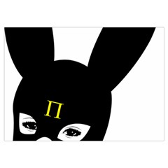 Bunny Girl Mask Wristlet Pouch Bag (Small) from ArtsNow.com Belt Loop