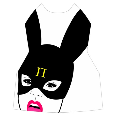 Bunny Girl Mask Women s Long Sleeve Raglan Tee from ArtsNow.com Front