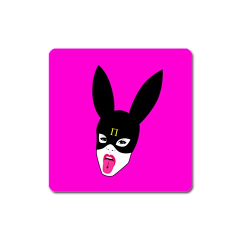 Bunny Girl Mask Magnet (Square) from ArtsNow.com Front