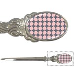 Retro Pink And Grey Pattern Letter Opener