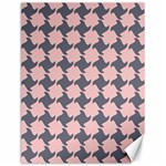 Retro Pink And Grey Pattern Canvas 18  x 24 