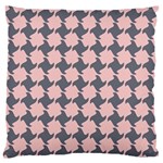 Retro Pink And Grey Pattern Standard Flano Cushion Case (One Side)