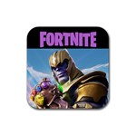 FORTNITE THANOS COMPLIMENTARY CUSTOM MADE COASTER Rubber Coaster (Square)