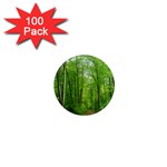 In the forest the fullness of spring, green, 1  Mini Magnets (100 pack) 