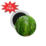 In the forest the fullness of spring, green, 1.75  Magnets (10 pack) 