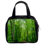 In the forest the fullness of spring, green, Classic Handbag (Two Sides)