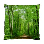 In the forest the fullness of spring, green, Standard Cushion Case (Two Sides)