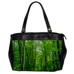 In the forest the fullness of spring, green, Oversize Office Handbag