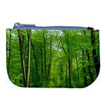 In the forest the fullness of spring, green, Large Coin Purse