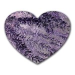 Flowers Branches Purple Heart Mousepads