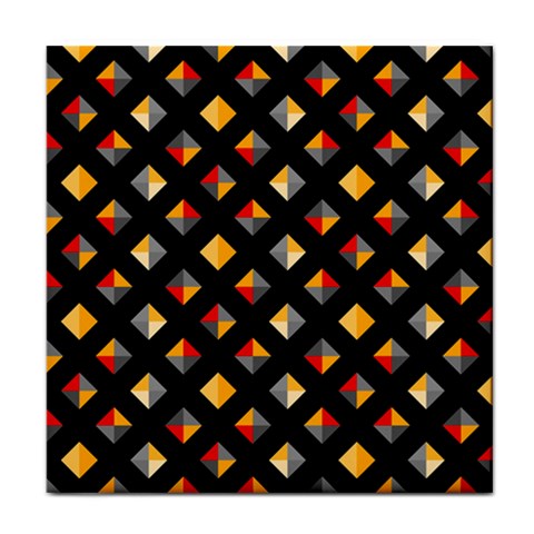 Geometric Diamond Tile Face Towel from ArtsNow.com Front