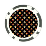 Geometric Diamond Tile Poker Chip Card Guard (10 pack)