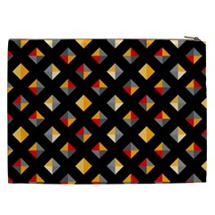 Geometric Diamond Tile Cosmetic Bag (XXL) from ArtsNow.com Back