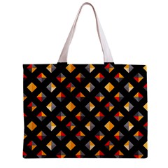 Geometric Diamond Tile Zipper Mini Tote Bag from ArtsNow.com Front