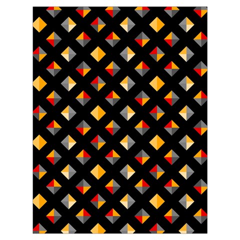 Geometric Diamond Tile Drawstring Bag (Large) from ArtsNow.com Front