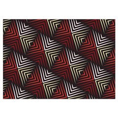 Abstract Zigzag Motif Wristlet Pouch Bag (Small) from ArtsNow.com Belt Loop
