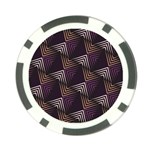 Zigzag Motif Design Poker Chip Card Guard (10 pack)