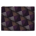 Zigzag Motif Design Cosmetic Bag (XXL)