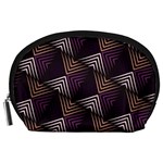 Zigzag Motif Design Accessory Pouch (Large)